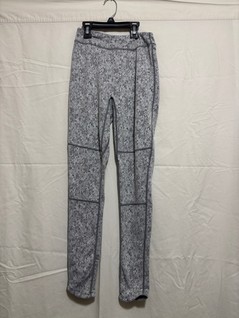 Gymshark Gray Patterned High-Rise Leggings Small